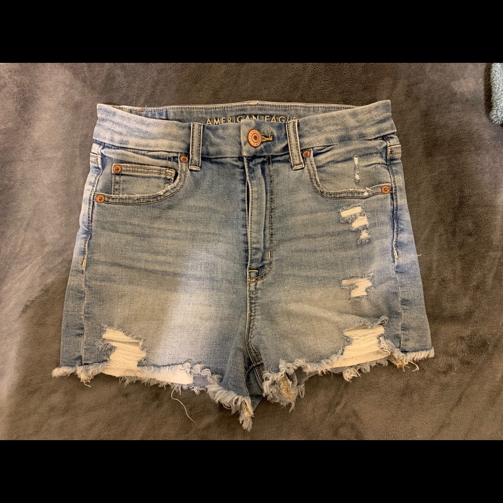 American Eagle Hi-Rise Curvy Shorts